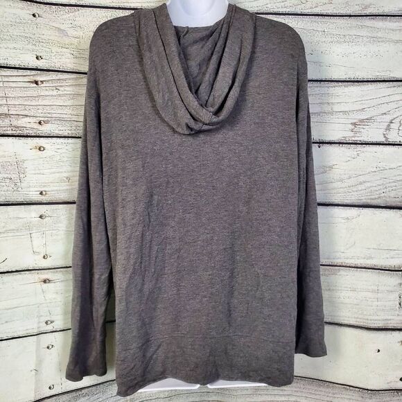 Maurices Women’s Hoodie XL Gray Soft Lightweight Long Sleeve Pullover - Picture 4 of 8